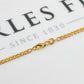 Pre-Owned 9ct Gold Curb Chain Necklace 20 Inch