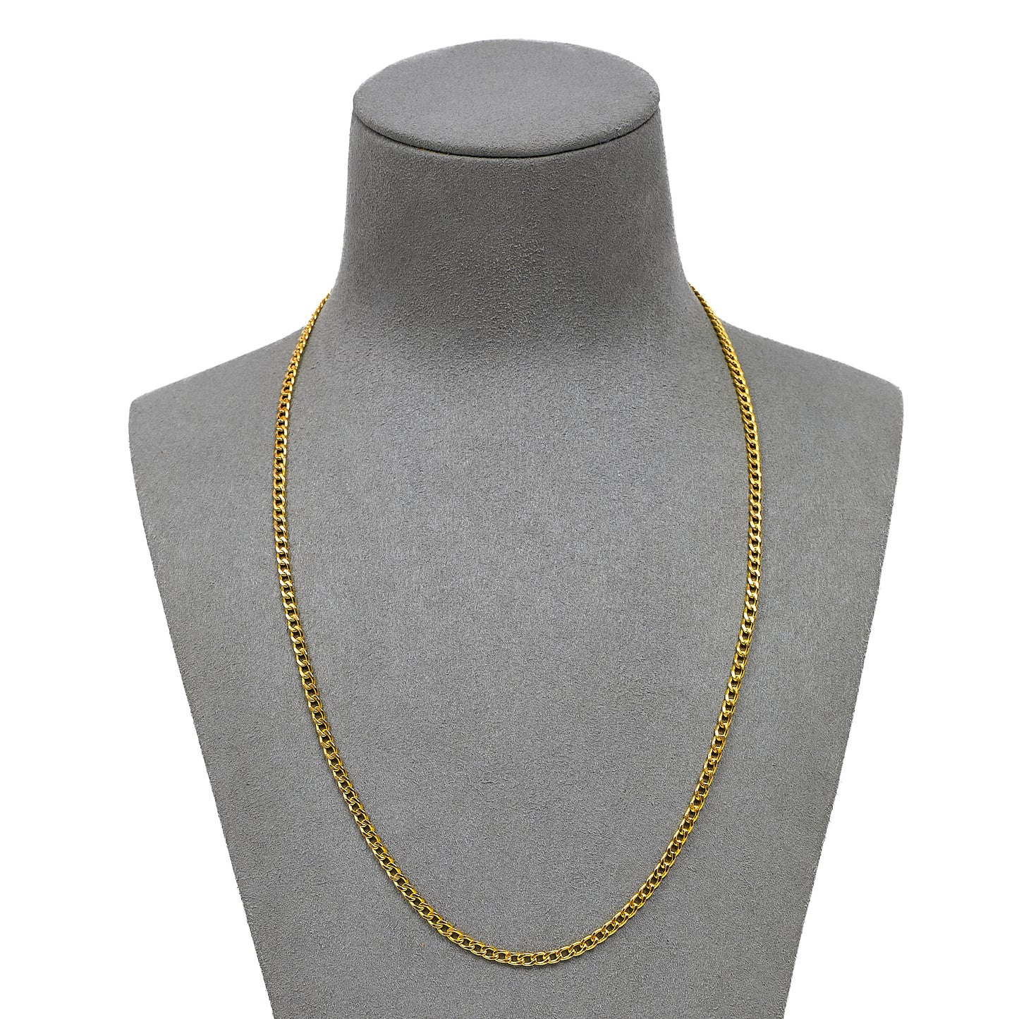 Pre-Owned 9ct Gold Curb Chain Necklace 20 Inch