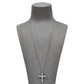 Pre-Owned 18ct White Gold Diamond Set Cross & Chain