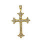 Pre-Owned 18ct Gold Diamond Cross Pendant