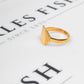 Pre-Owned 9ct Gold Square Signet Ring Size U