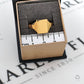 Pre-Owned 9ct Gold Square Signet Ring Size U