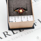 Pre-Owned 9ct Gold Cultured Pearl & Garnet Cluster Ring