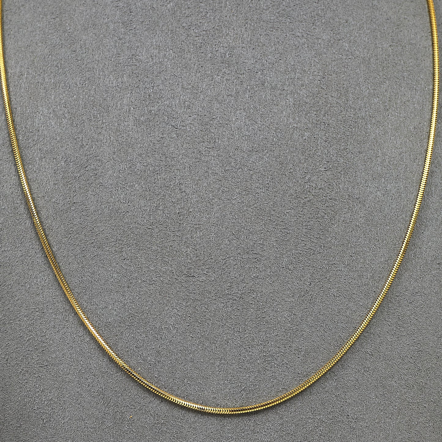 Pre-Owned 18ct Gold Snake Chain Necklace 20 Inch