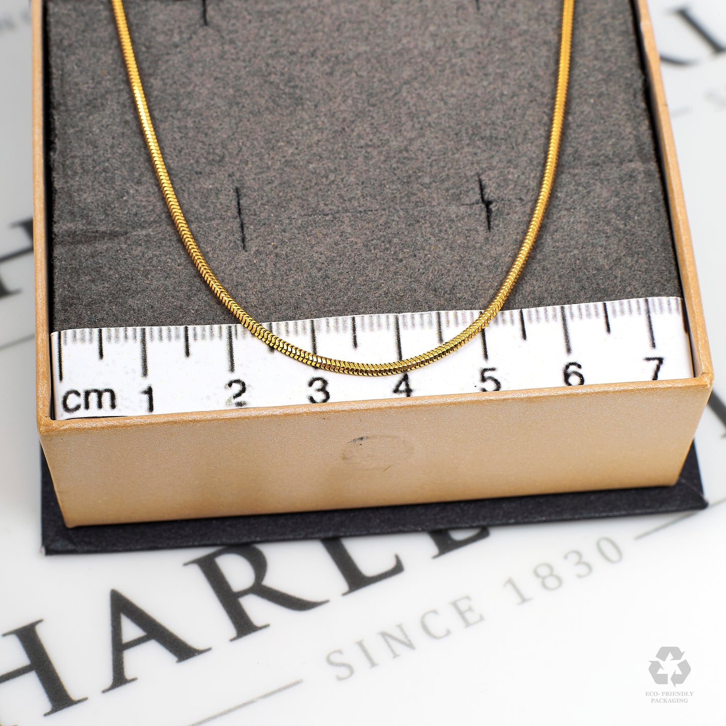 Pre-Owned 18ct Gold Snake Chain Necklace 20 Inch