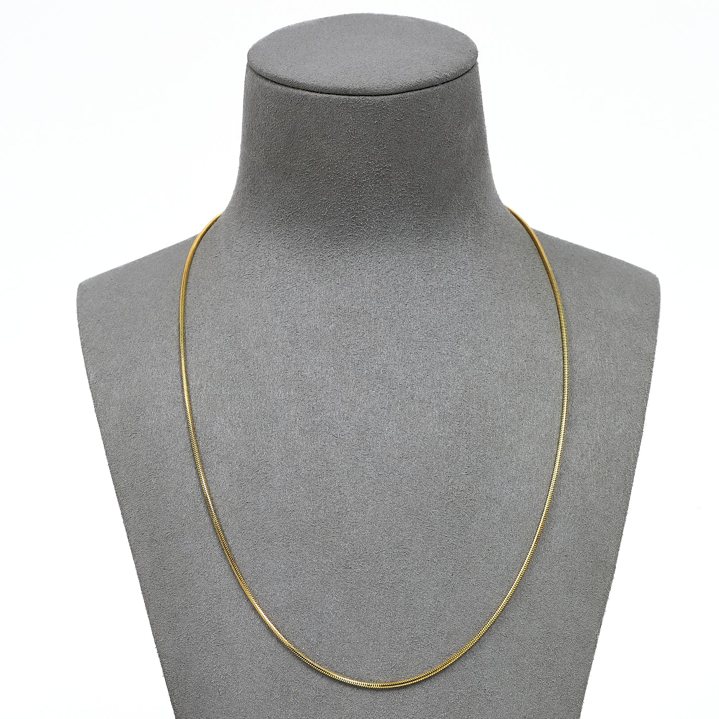 Pre-Owned 18ct Gold Snake Chain Necklace 20 Inch
