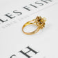 Pre-Owned 14ct Cultured & Seed Pearl & Sapphire Cluster Ring