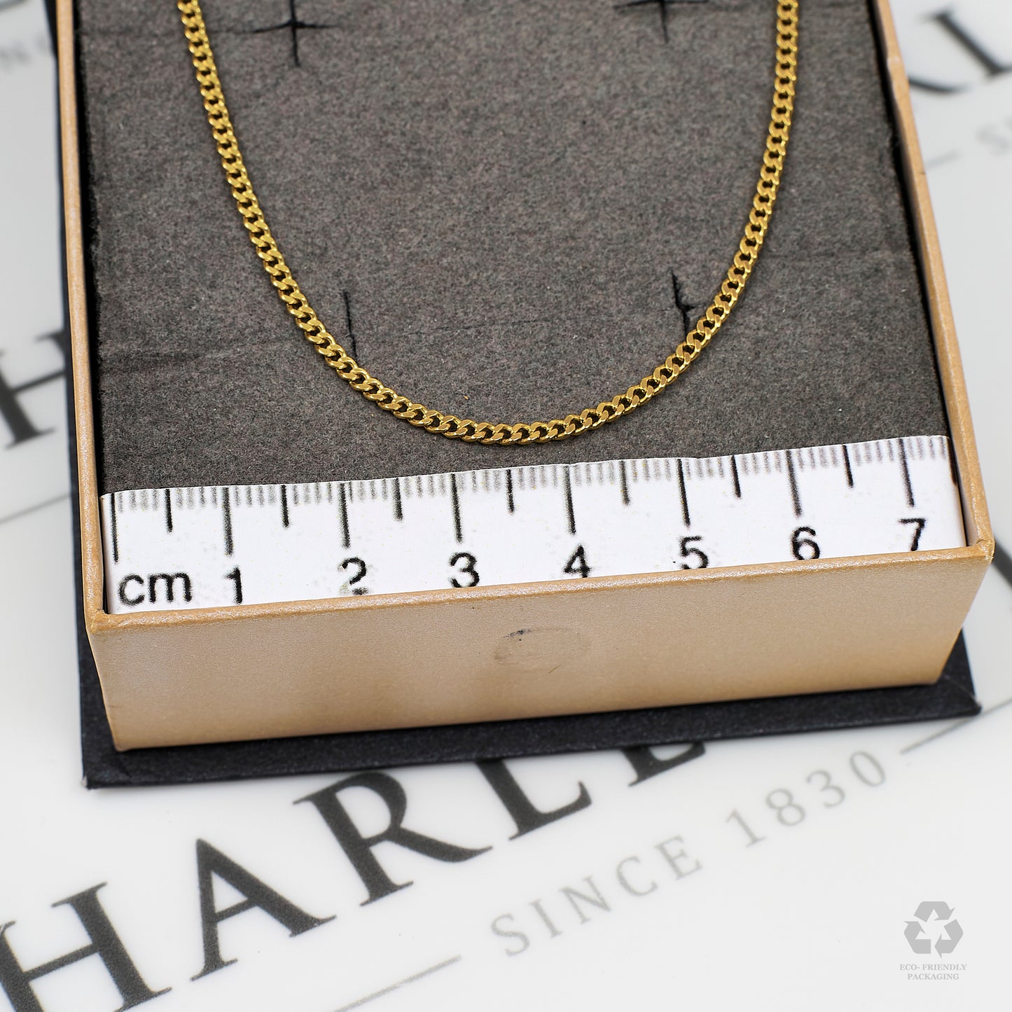 Pre-Owned 18ct Gold Curb Chain Necklace 20 Inch