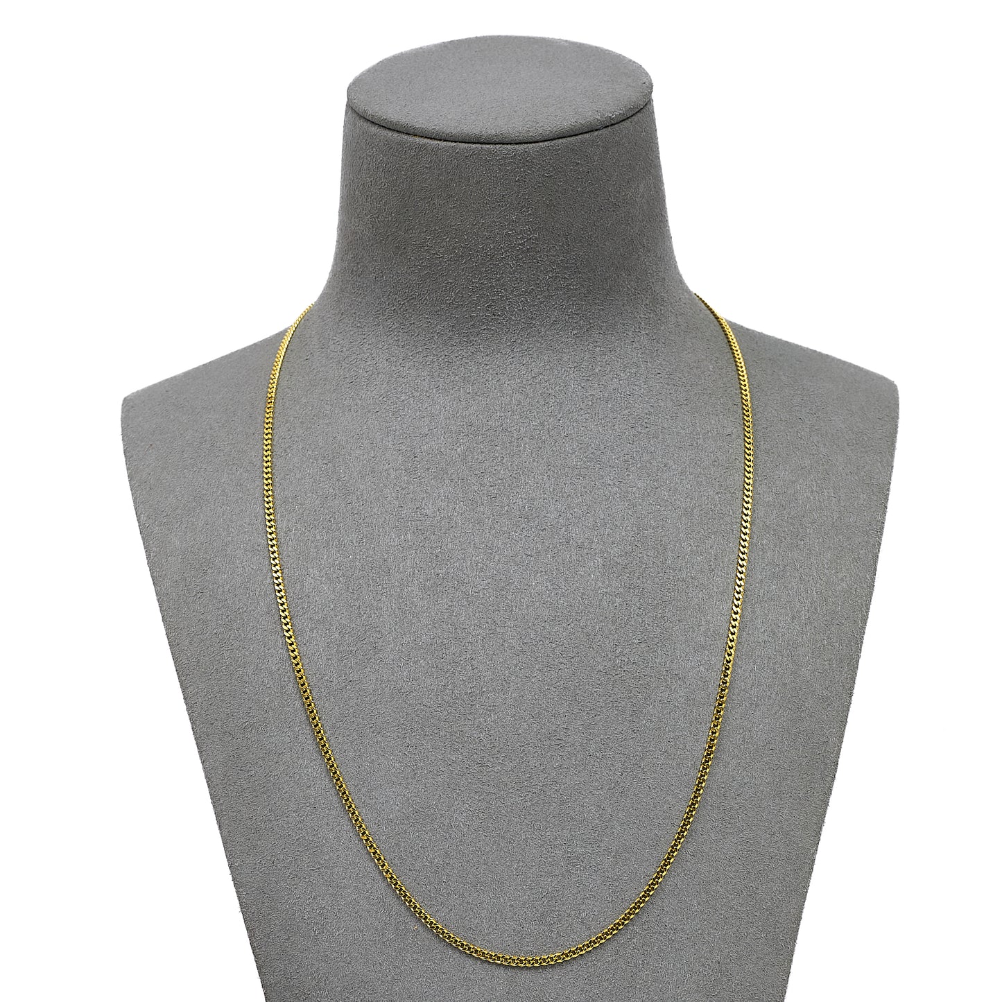 Pre-Owned 18ct Gold Curb Chain Necklace 20 Inch