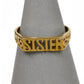 Pre-Owned 9ct Gold & Diamond SISTER Cherish Ring Size P