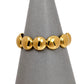 Pre-Owned 9ct Gold 7 Open Circle Ring Size S