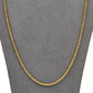 Pre-Owned 9ct Gold Rope Chain Necklace 24 Inch