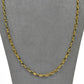Pre-Owned 9ct Gold Belcher Chain Necklace 23 Inch