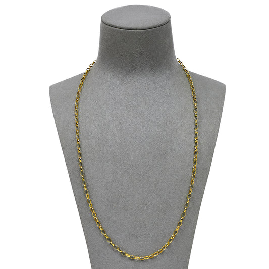 Pre-Owned 9ct Gold Belcher Chain Necklace 23 Inch