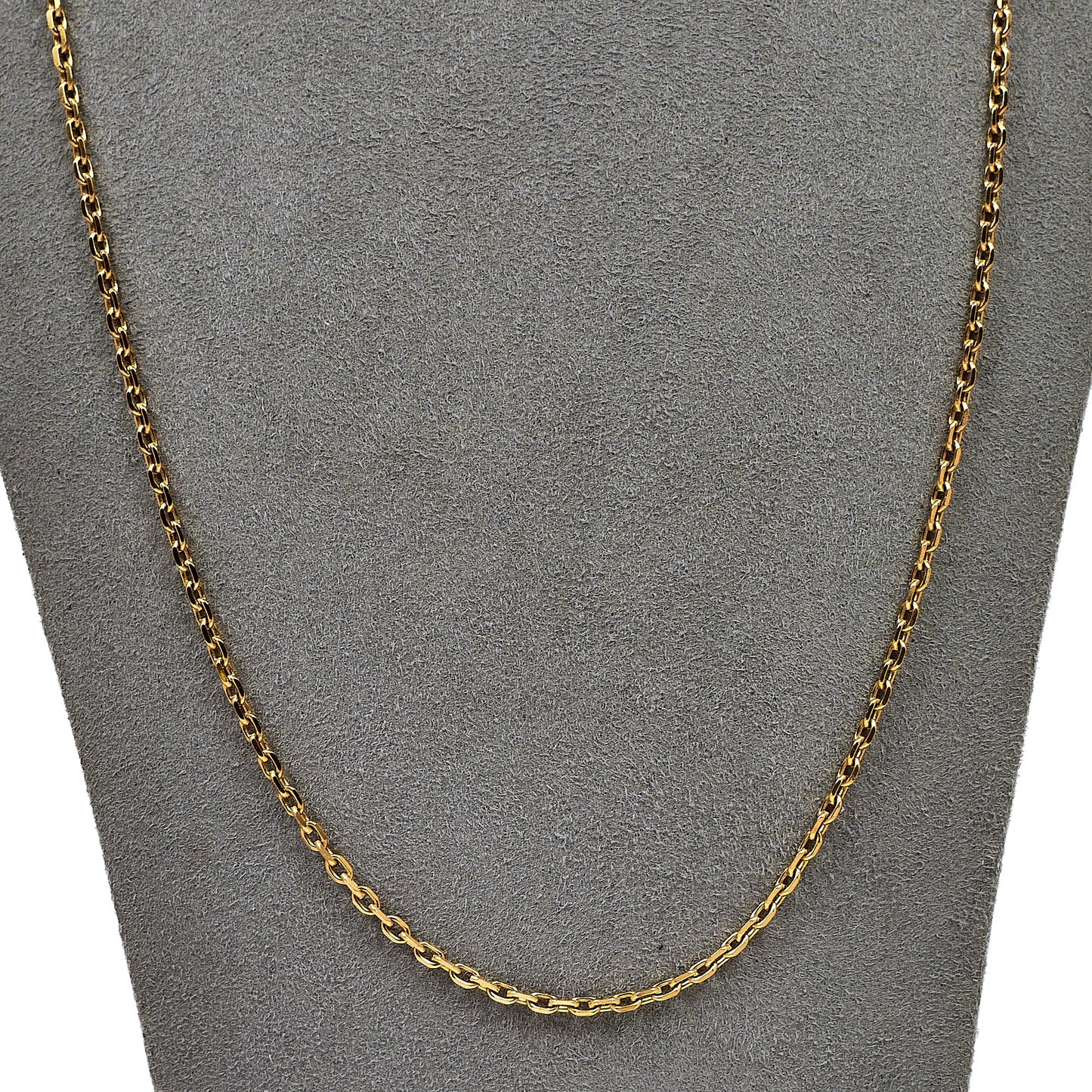 Pre-Owned 9ct Gold Trace Chain Necklace 24 Inch