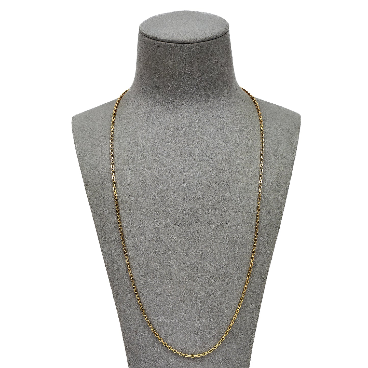 Pre-Owned 9ct Gold Trace Chain Necklace 24 Inch