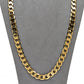 Pre-Owned 9ct Gold Curb Chain Necklace & Safety Chain