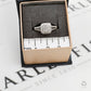 Pre-Owned 9ct White Gold Diamond Cluster Ring Size N.5