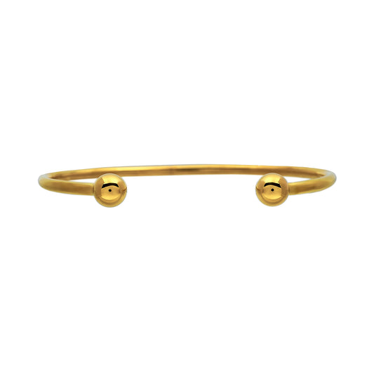 Pre-Owned 9ct Gold Torque Bangle