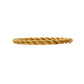 Pre-Owned 9ct Gold Hinged Twist Design Bangle