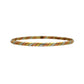 Pre-Owned 9ct Gold Tricolor Twist Bangle
