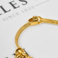 Pre-Owned 9ct Gold Spanner Design Bangle