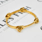 Pre-Owned 9ct Gold Spanner Design Bangle