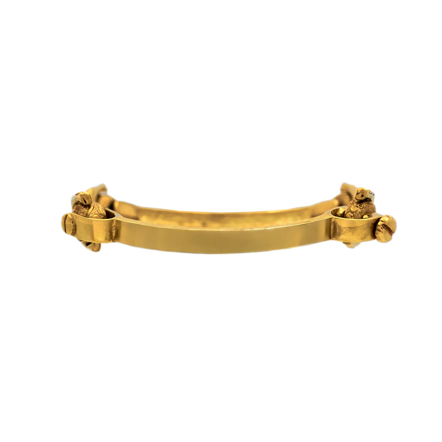 Pre-Owned 9ct Gold Spanner Design Bangle