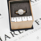 Pre-Owned 9ct Gold Diamond Cluster Ring Size L