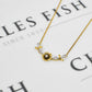 Pre-Owned 9ct Gold Diamond Set Flower Dress Necklace 16 Inch