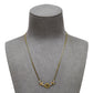 Pre-Owned 9ct Gold Diamond Set Flower Dress Necklace 16 Inch