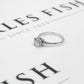 Pre-Owned 18ct White Gold Diamond Single Stone Ring Size O