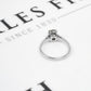 Pre-Owned 18ct White Gold Diamond Single Stone Ring Size O
