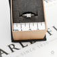 Pre-Owned 18ct White Gold Princess Cut Diamond Ring Size H.5