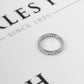 Pre-Owned 18ct White Gold Diamond Full Eternity Ring Size L.5