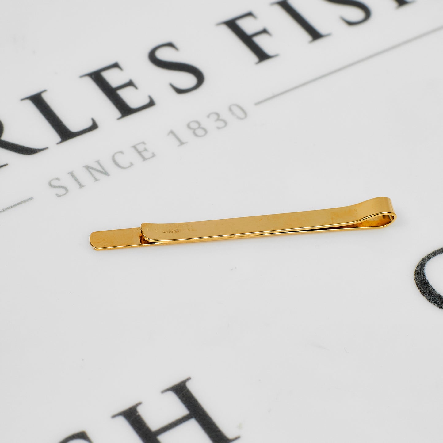 Pre-Owned 9ct Gold Tie Slide