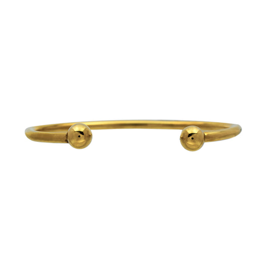 Pre-Owned 9ct Gold Torque Bangle
