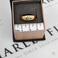 Pre-Owned 9ct Gold Diamond Flush Set Ring Size T