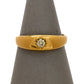 Pre-Owned 9ct Gold Diamond Flush Set Ring Size T