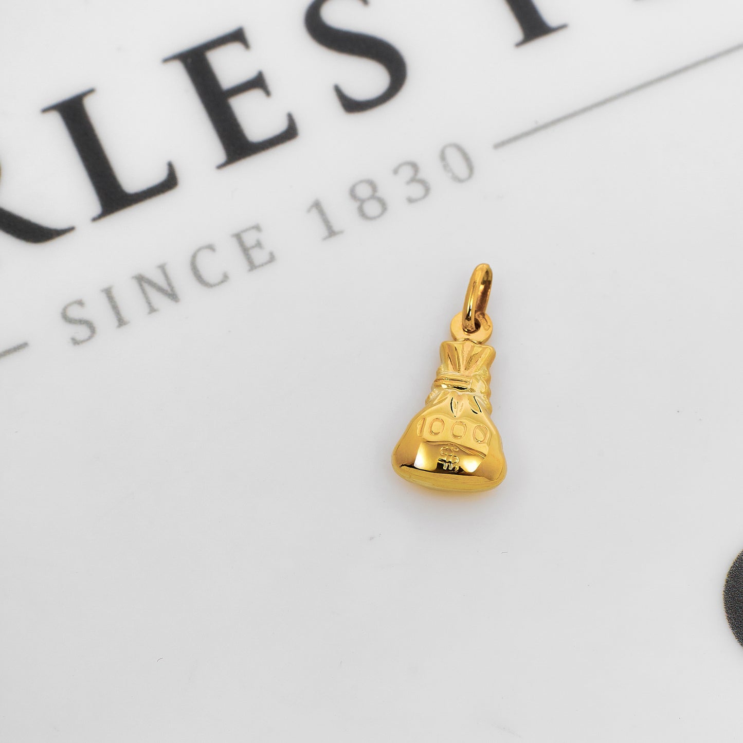 Pre-Owned 9ct Gold Thousand Dollar Money Bag Charm