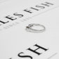 Pre-Owned 9ct White Gold Single Diamond Ring Size H.5