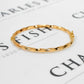 Pre-Owned 9ct Gold Hinged Twist Bangle