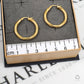 Pre-Owned 9ct Gold Twist Creole Hoop Earrings