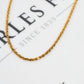 Pre-Owned 18ct Gold Rope Chain Necklace 22 Inch