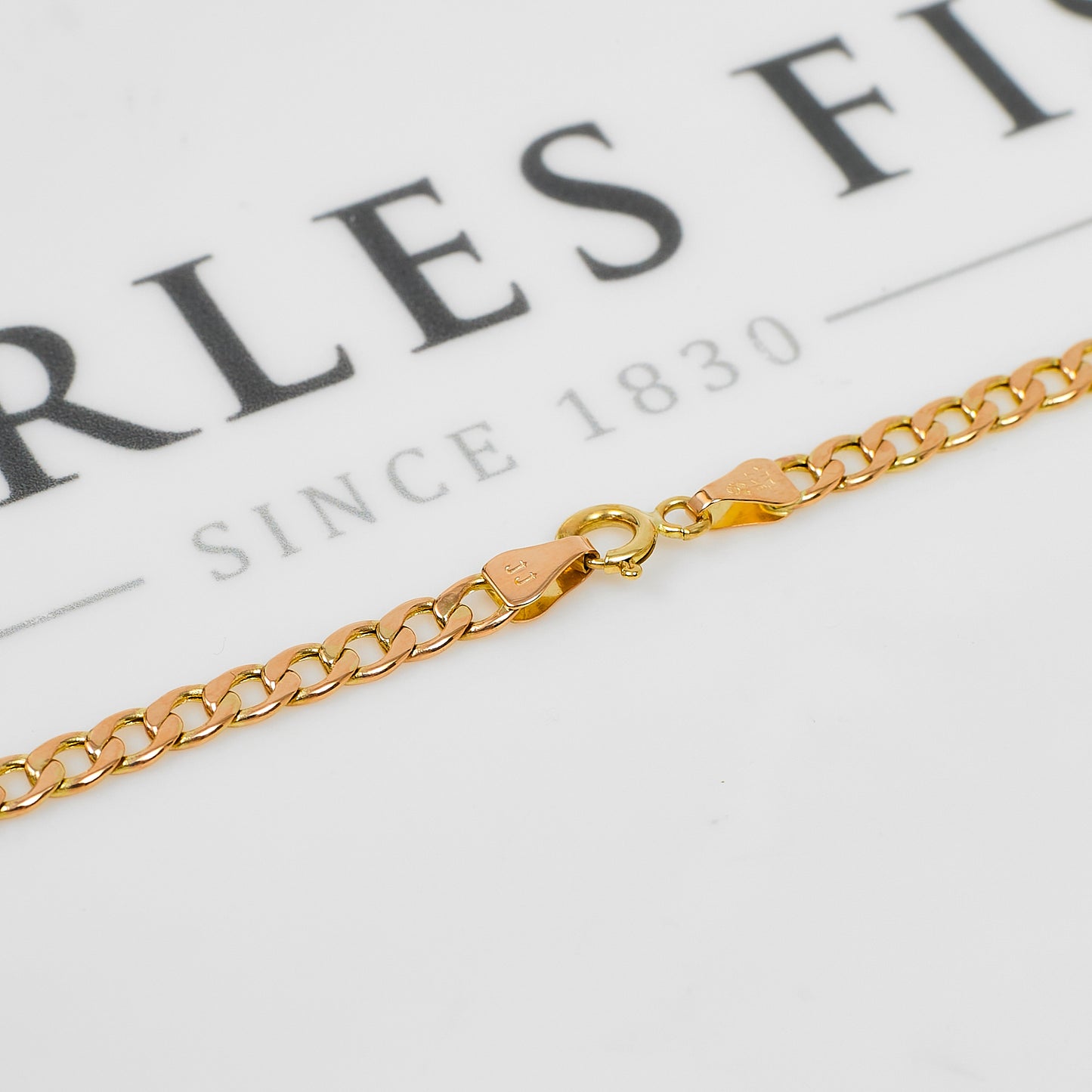 Pre-Owned 9ct Gold Curb Chain Necklace