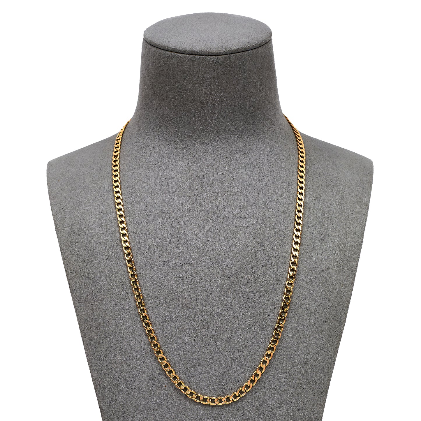 Pre-Owned 9ct Gold Curb Chain Necklace
