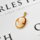 Pre-Owned 9ct Gold Oval Cameo Pendant