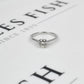 Pre-Owned 18ct White Gold Diamond Solitaire Ring Size M