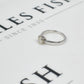 Pre-Owned 18ct White Gold Diamond Solitaire Ring Size M