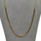 Pre-Owned 9ct Gold Curb Chain Necklace 22 Inch